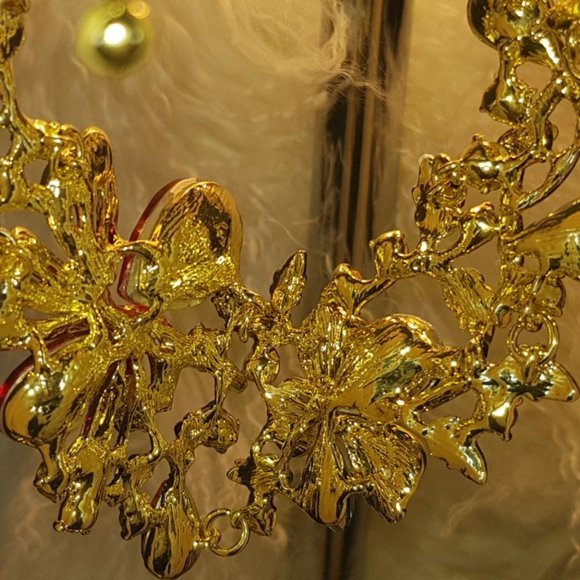 Eye Candy LA Neck Lace and Earrings. Multicolour Stone & Floral . Brand New - Picture 7 of 8